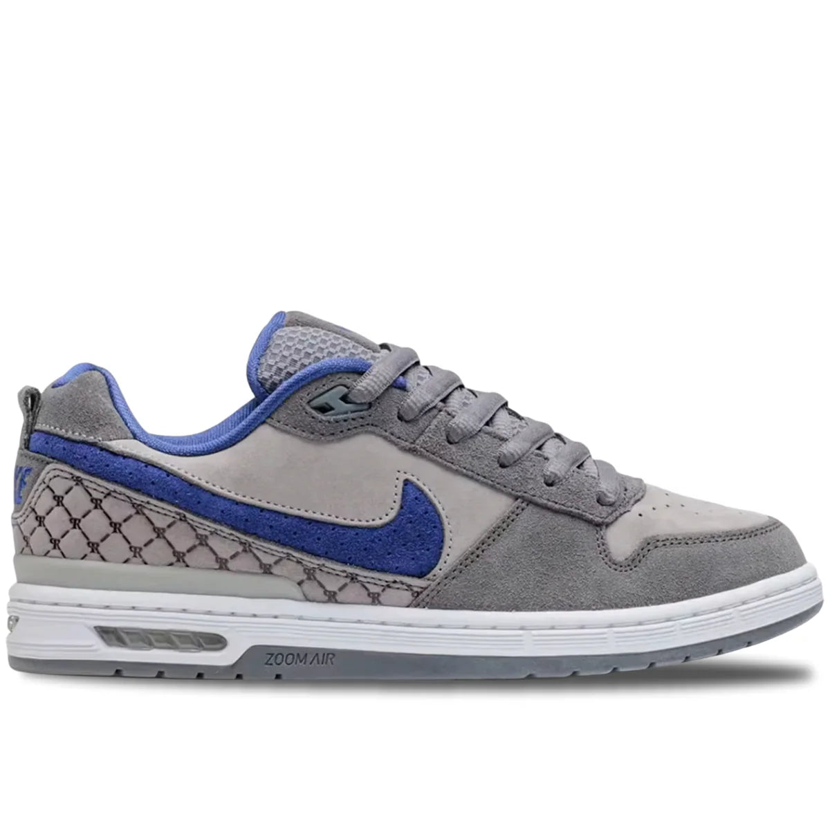 Nike SB Paul Rodriguez Zoom Air Low Flint Grey Deep Royal Blue