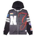 Headcrack Champs Jersey Zip Hoodie Black
