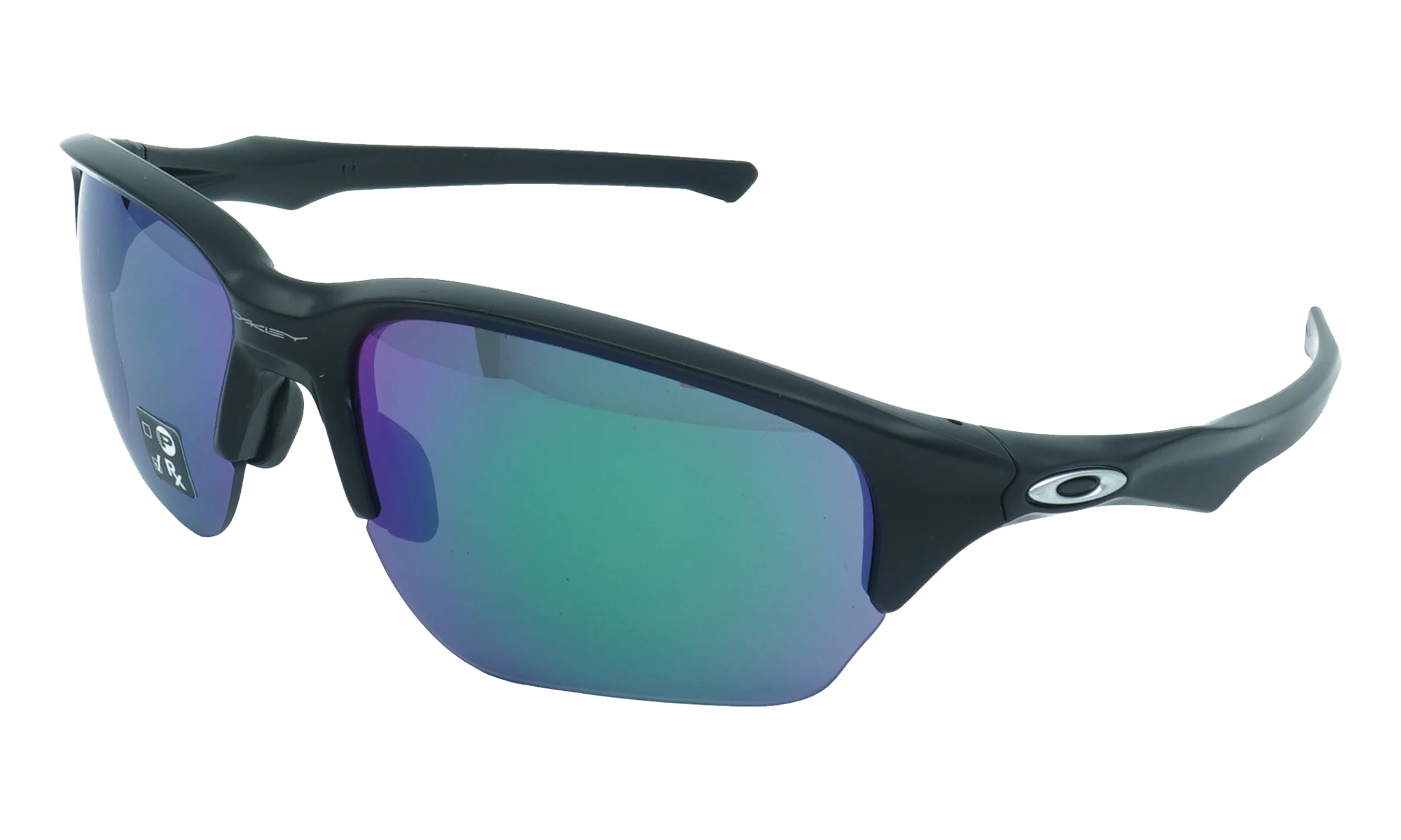 Flak Beta Sunglasses "Matte Black / Jade Iridium" OO9363 16