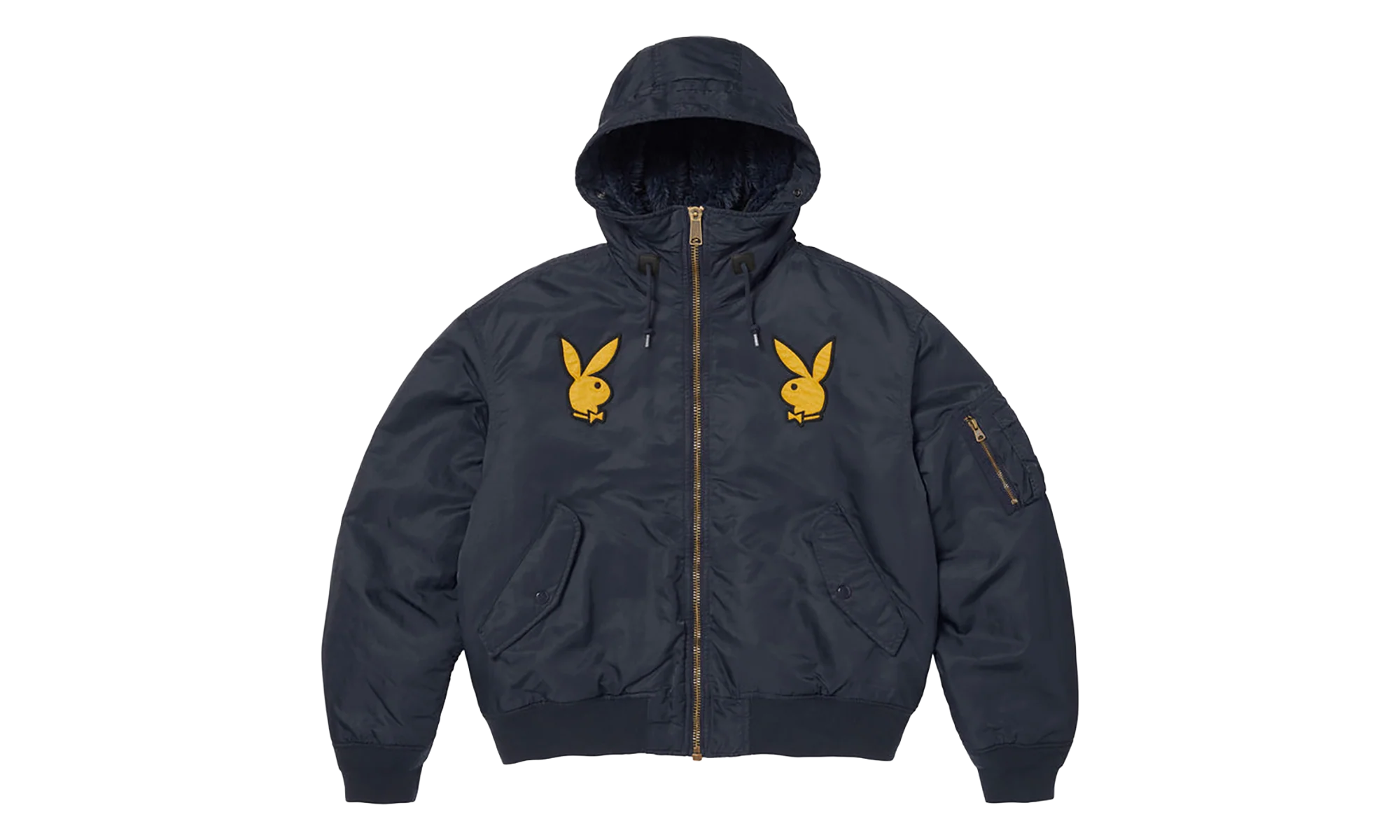 Playboy® Hooded MA-1 "SS26 - Navy" SU27111