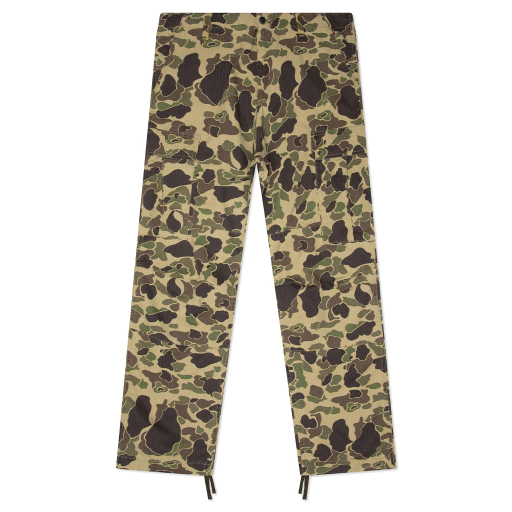 Duck Cargo Pant Camo Duck Green Stone Washed