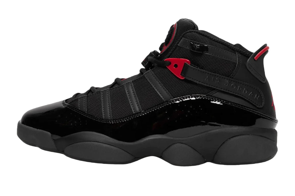 Jordan 6 Rings Anthracite Fire Red