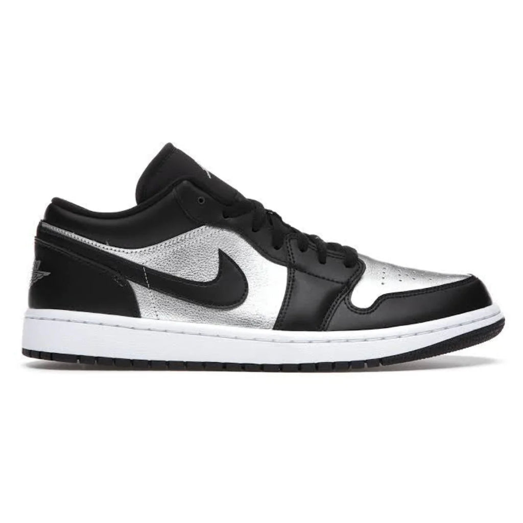 Jordan 1 Low Black Metallic Silver