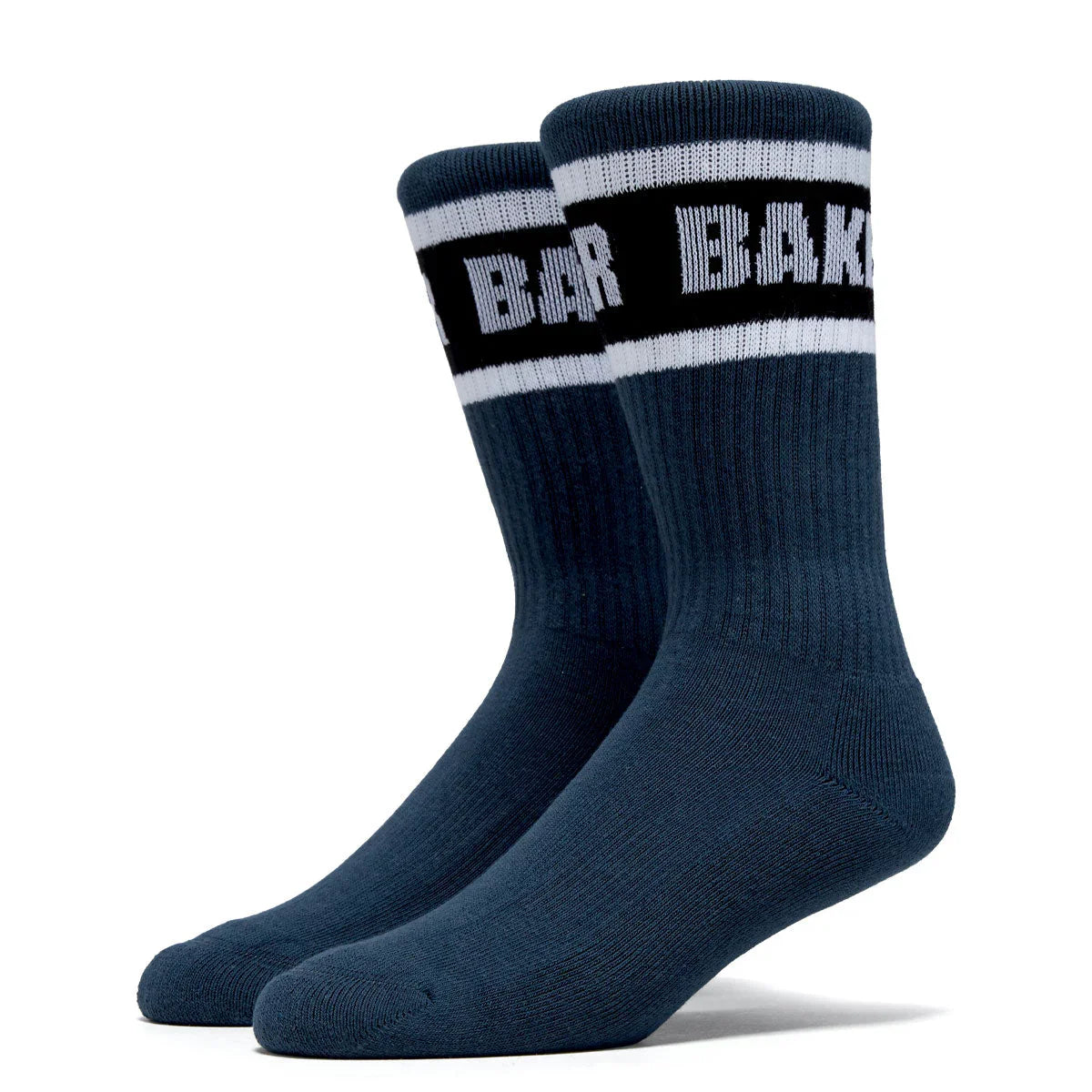 Baker Stripe Socks Navy