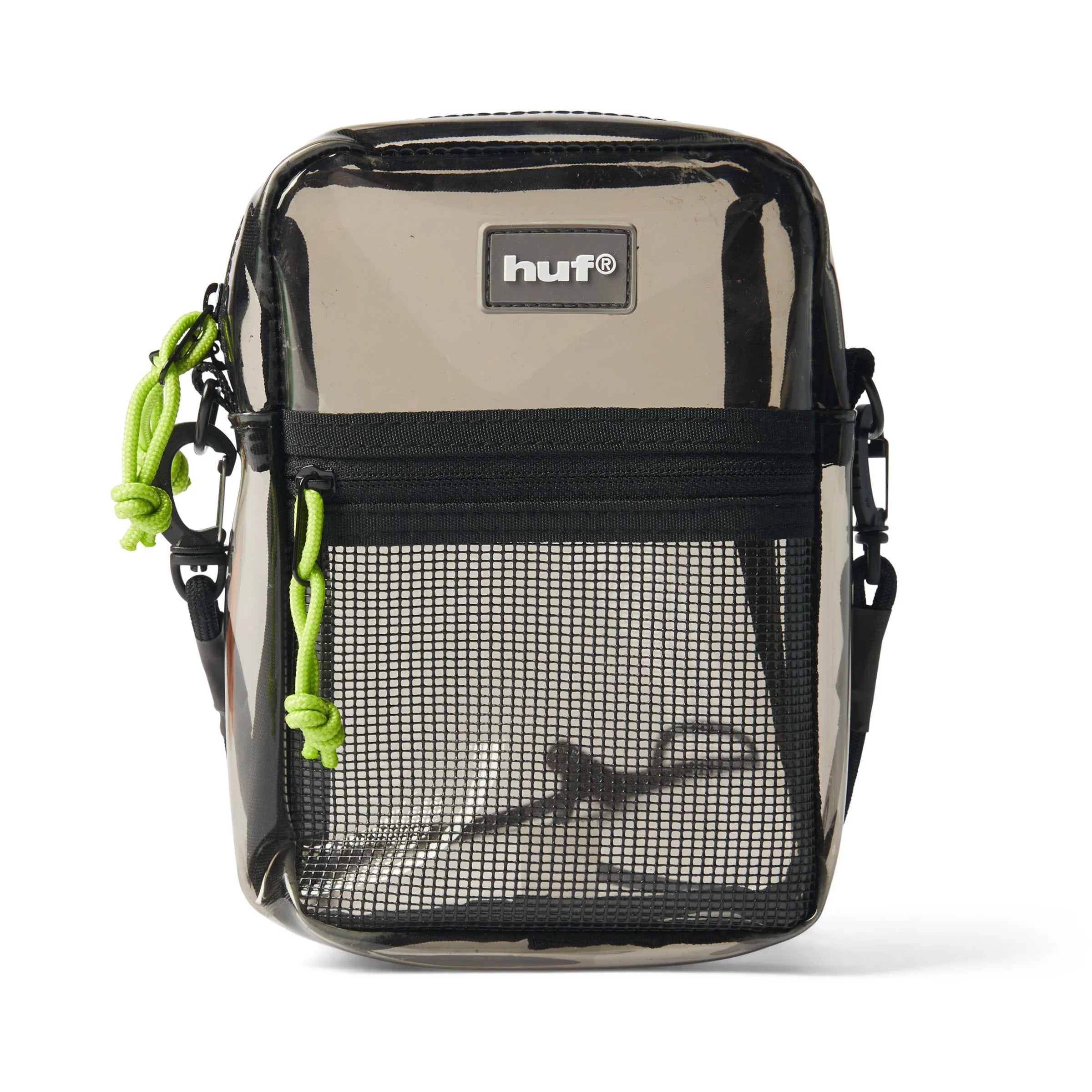 Huf Mercer Transparent Side Bag Smoke Black
