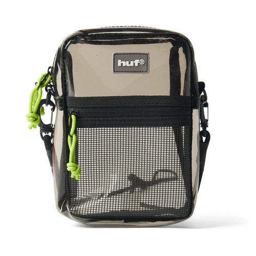 Huf Mercer Transparent Side Bag Smoke Black