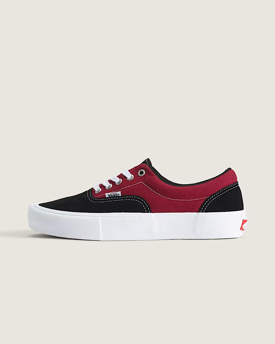 Vans Skate Era Black Dark Red