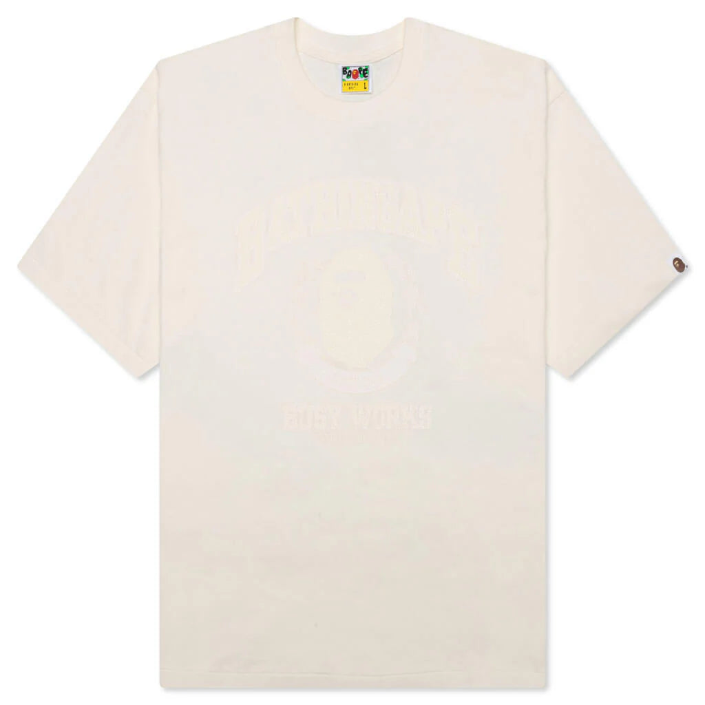 Bathing Ape Relaxed Fit Tee Ivory