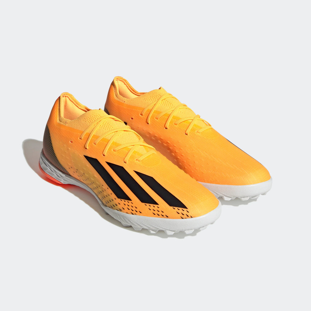 adidas X Speedportal1 TF Turf Soccer Cleats Solar Gold Black Solar Orange