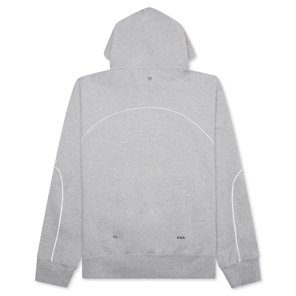 Nike x NOCTA Fleece CS Hoodie Heather Grey Matte Silver Black