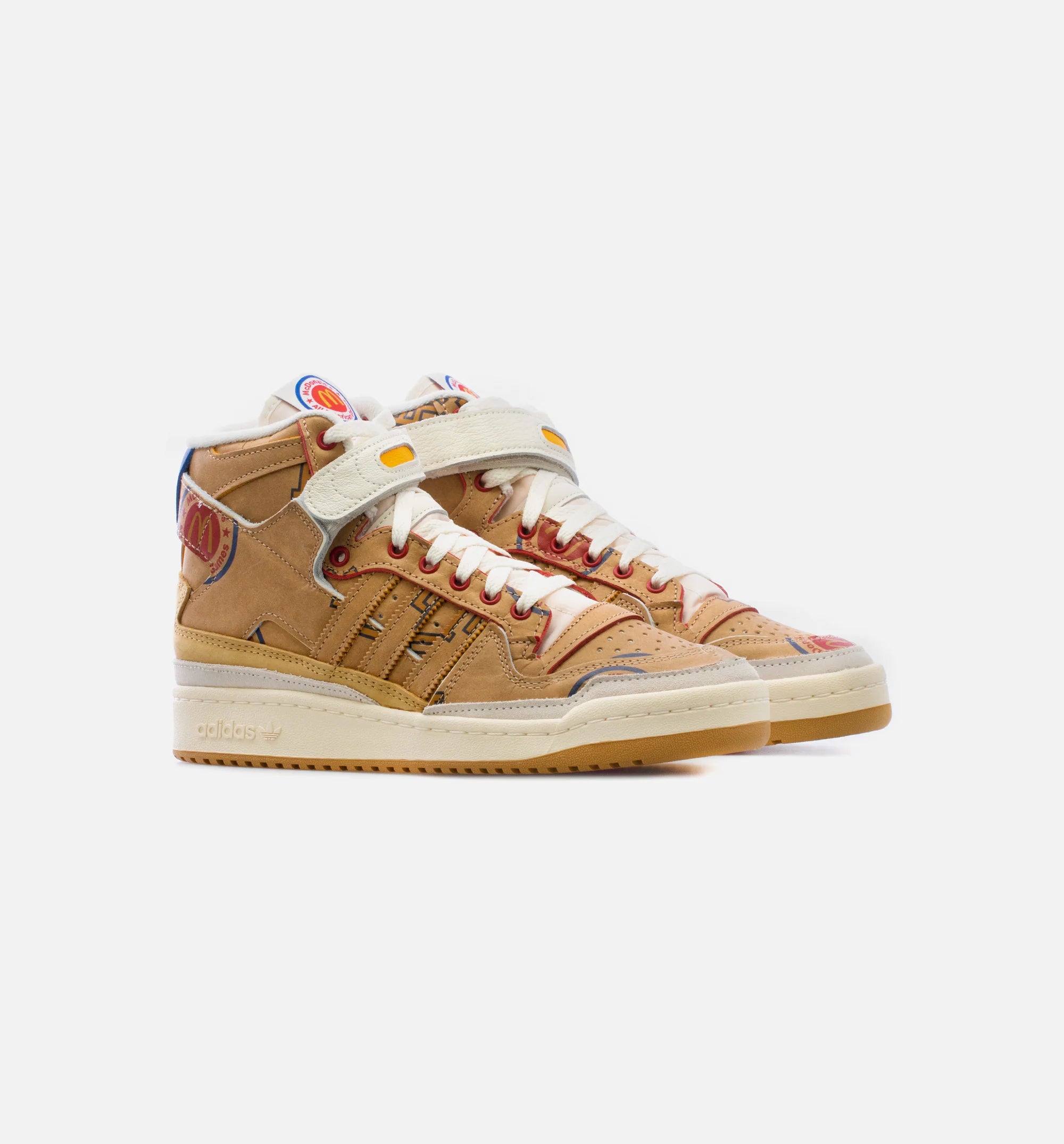 Eric Emanuel x Forum 84 High McDonalds All American Mens Lifestyle Shoe White Beige