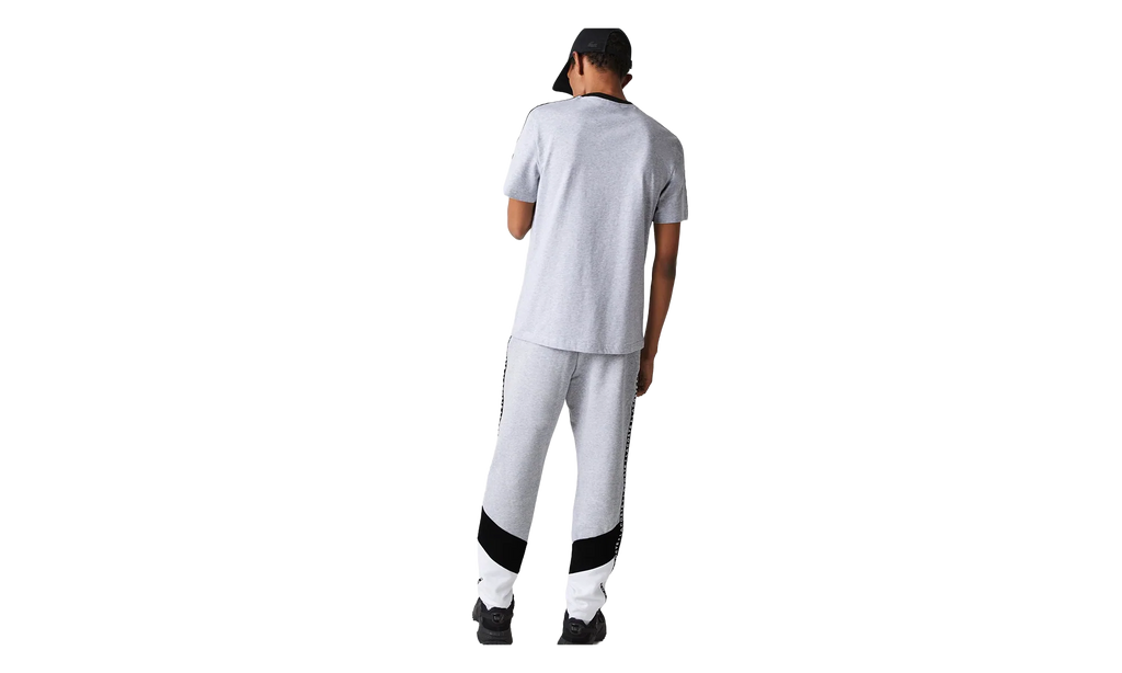 Signature Striped Colorblock Fleece Pants "Grey Chine / Black / White" XH7066 51 SJ1