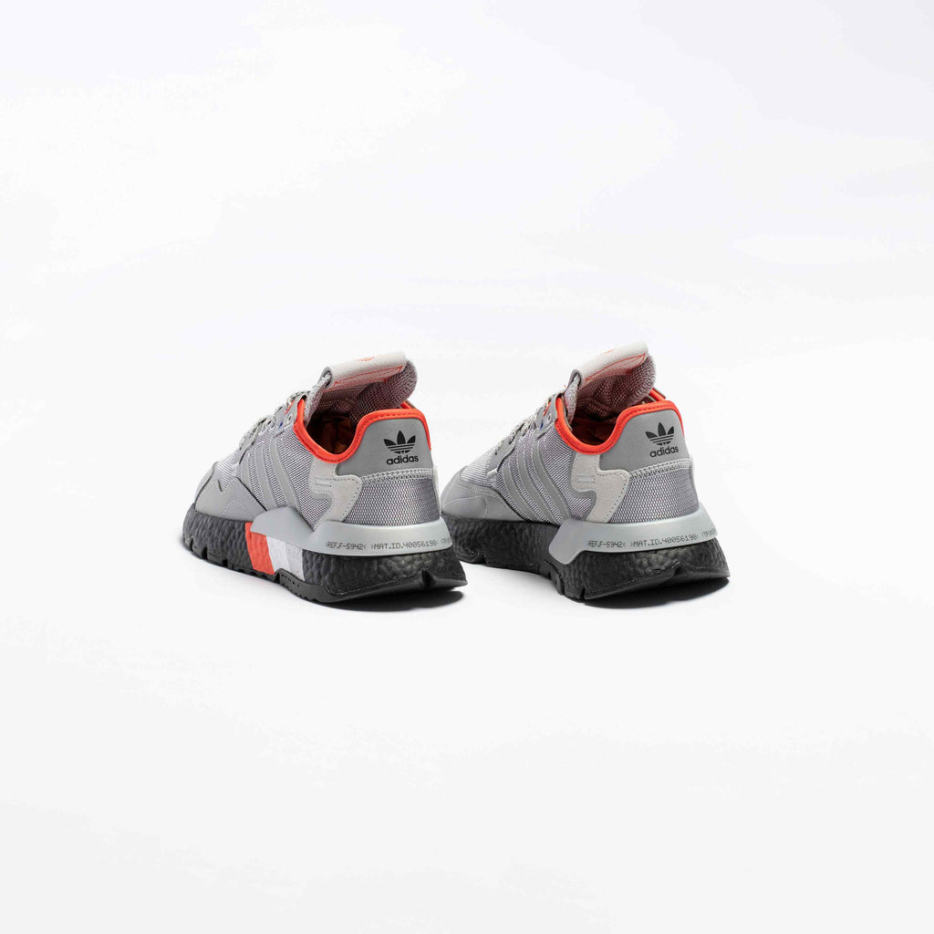 Nite Jogger 3M Mens Running Shoe Silver Metallic Silver Core Black Red White