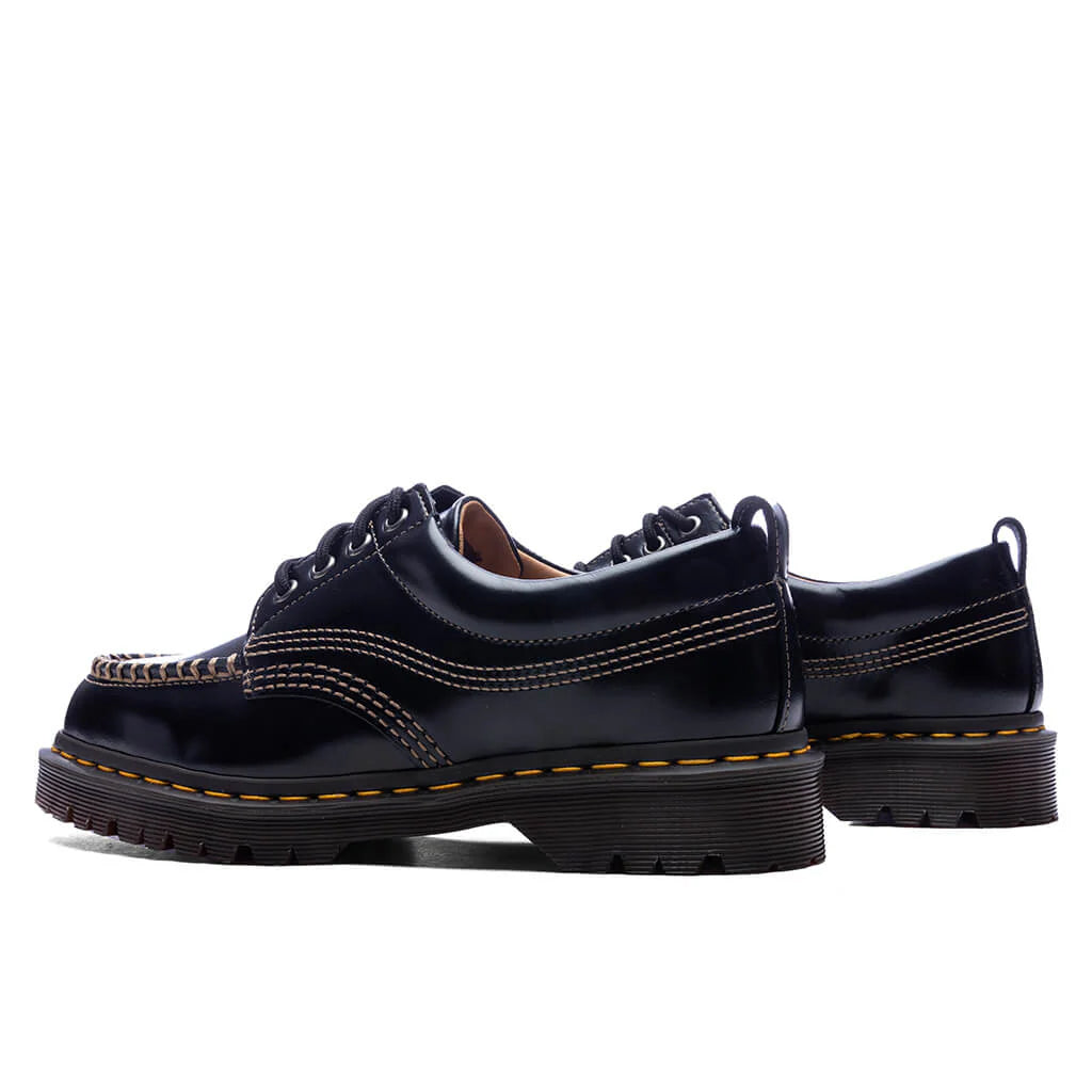Lowell Leather Moc Toe Black