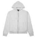 Raglan Zip Hoodie Ash Heather