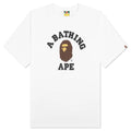 College Tee White