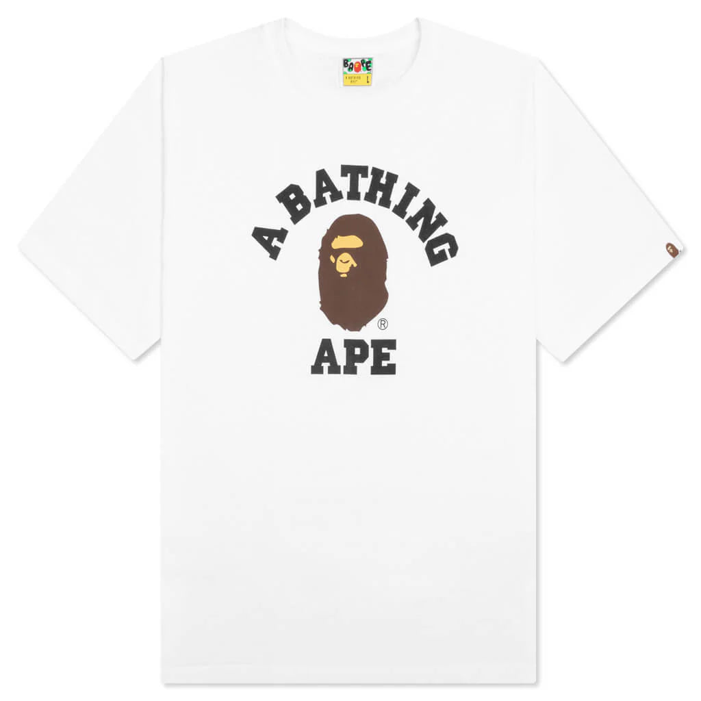 College Tee White