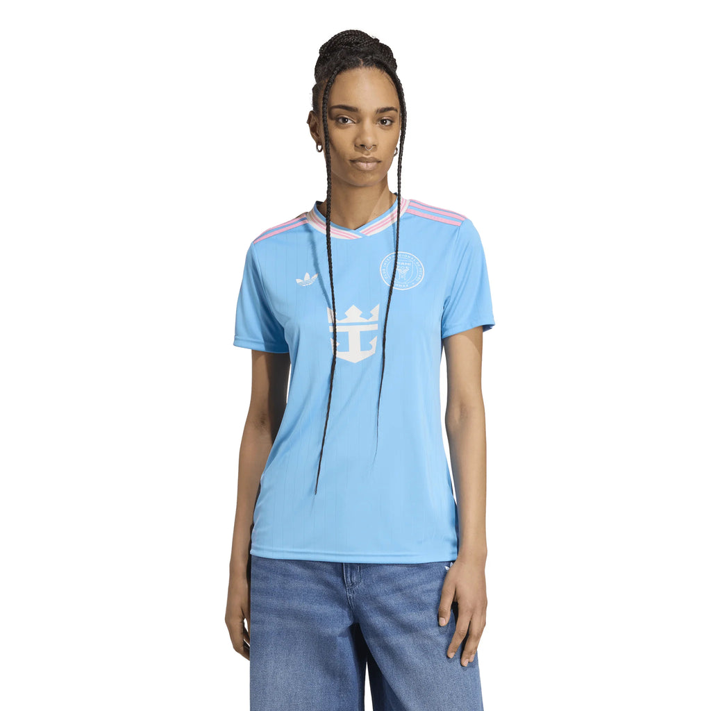 adidas Inter Miami CF Third Messi Womens Soccer Jersey 25 26 Blue