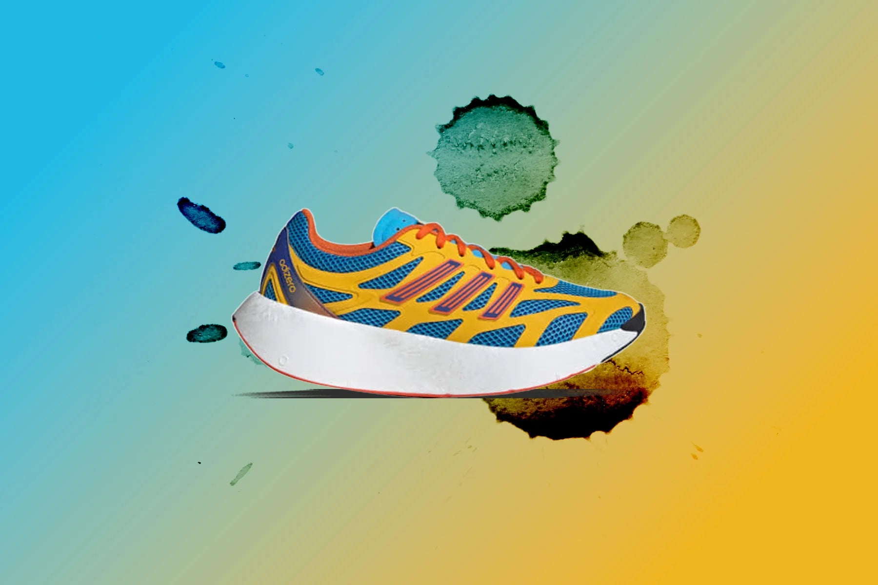 Adizero Aruku Sky Rush Lucid Blue Orange