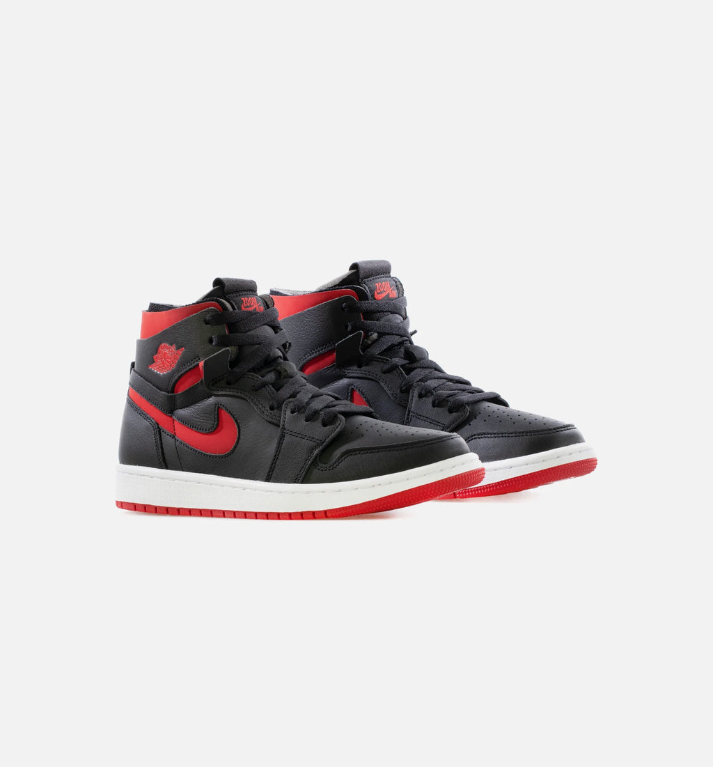 Air Jordan 1 Zoom CMFT Bred Womens Lifestyle Shoe Black University Red White