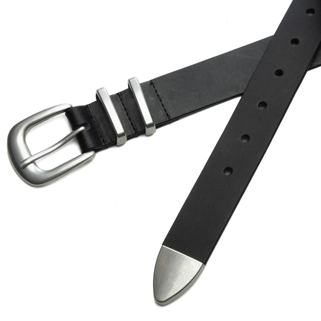 Kindness Matters Leather Belt Black