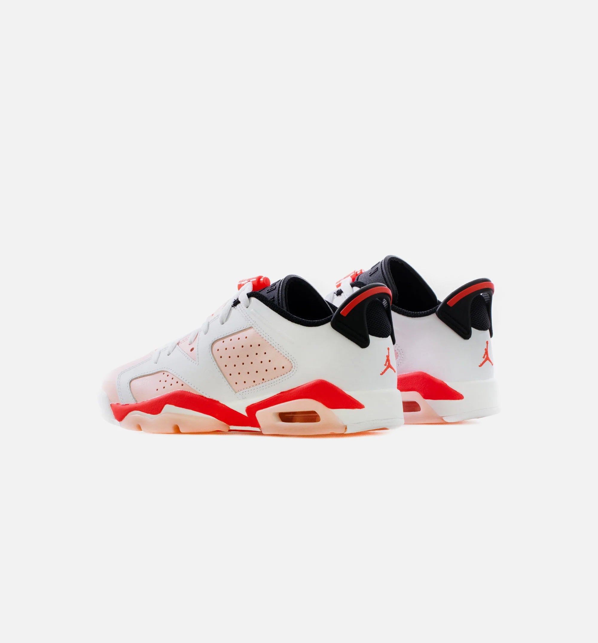 Air Jordan 6 Retro Low Atmosphere Grade School Lifestyle Shoe Pink White