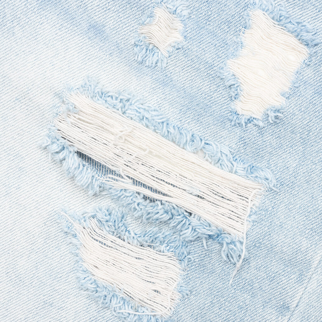 Berry Wide Denim Short Vintage Light Blue