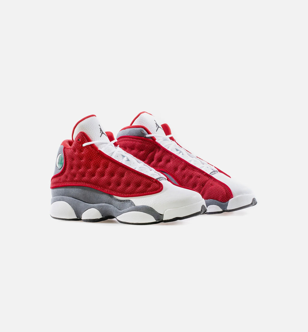 Air Jordan 13 Retro Flint Grade School Lifestyle Shoe Red White