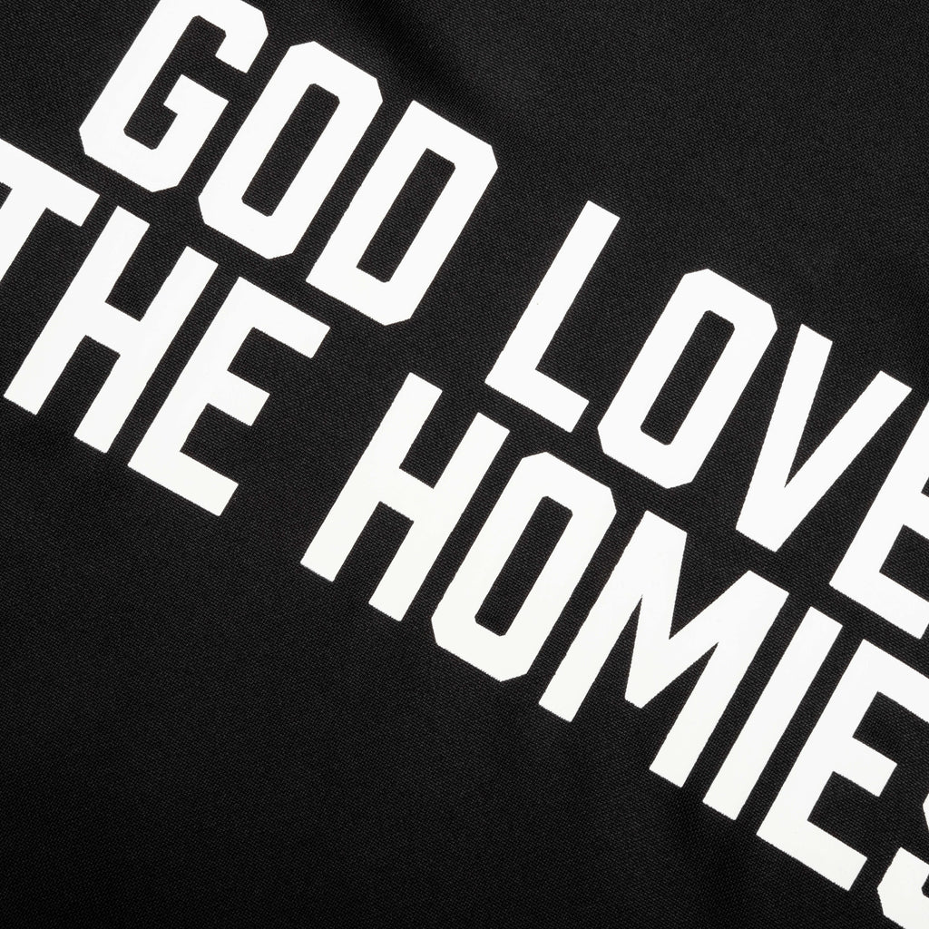 God Loves The Homies Jersey Black