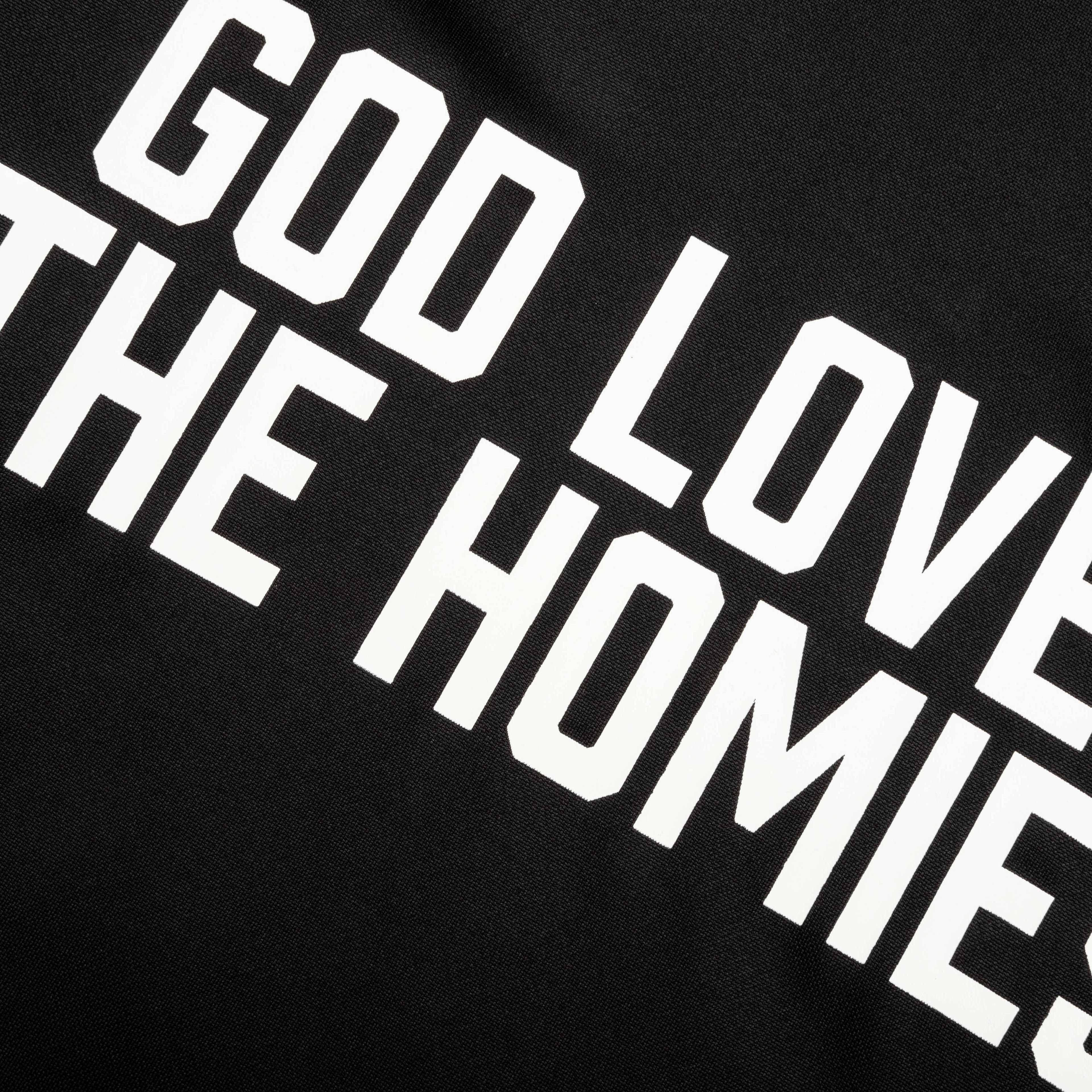 God Loves The Homies Jersey Black