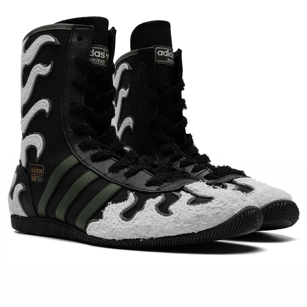 Adidas x Brain Dead Japan High Core Black Crystal White Gold Metallic