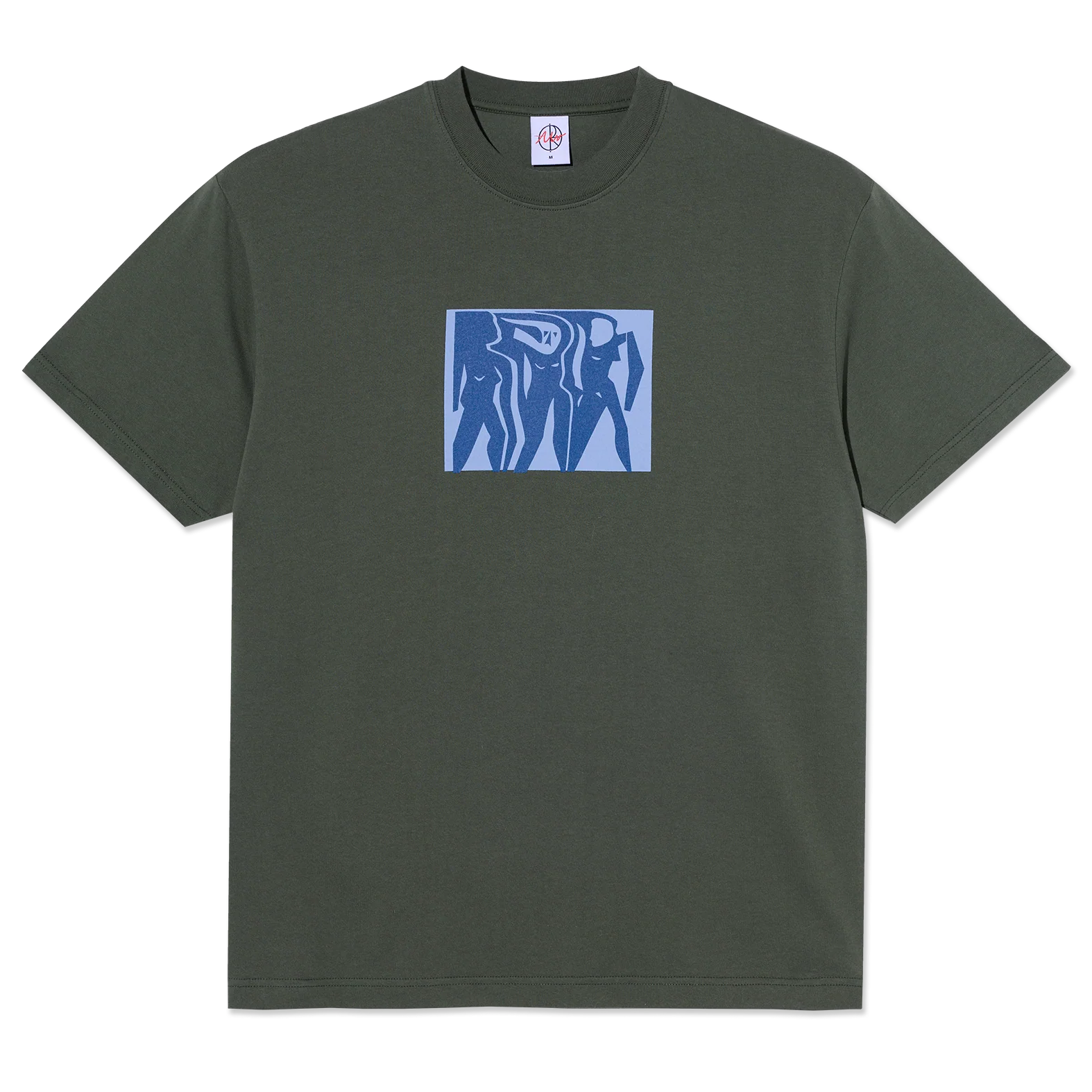 Polar Cut Outs Tee Dark Olive