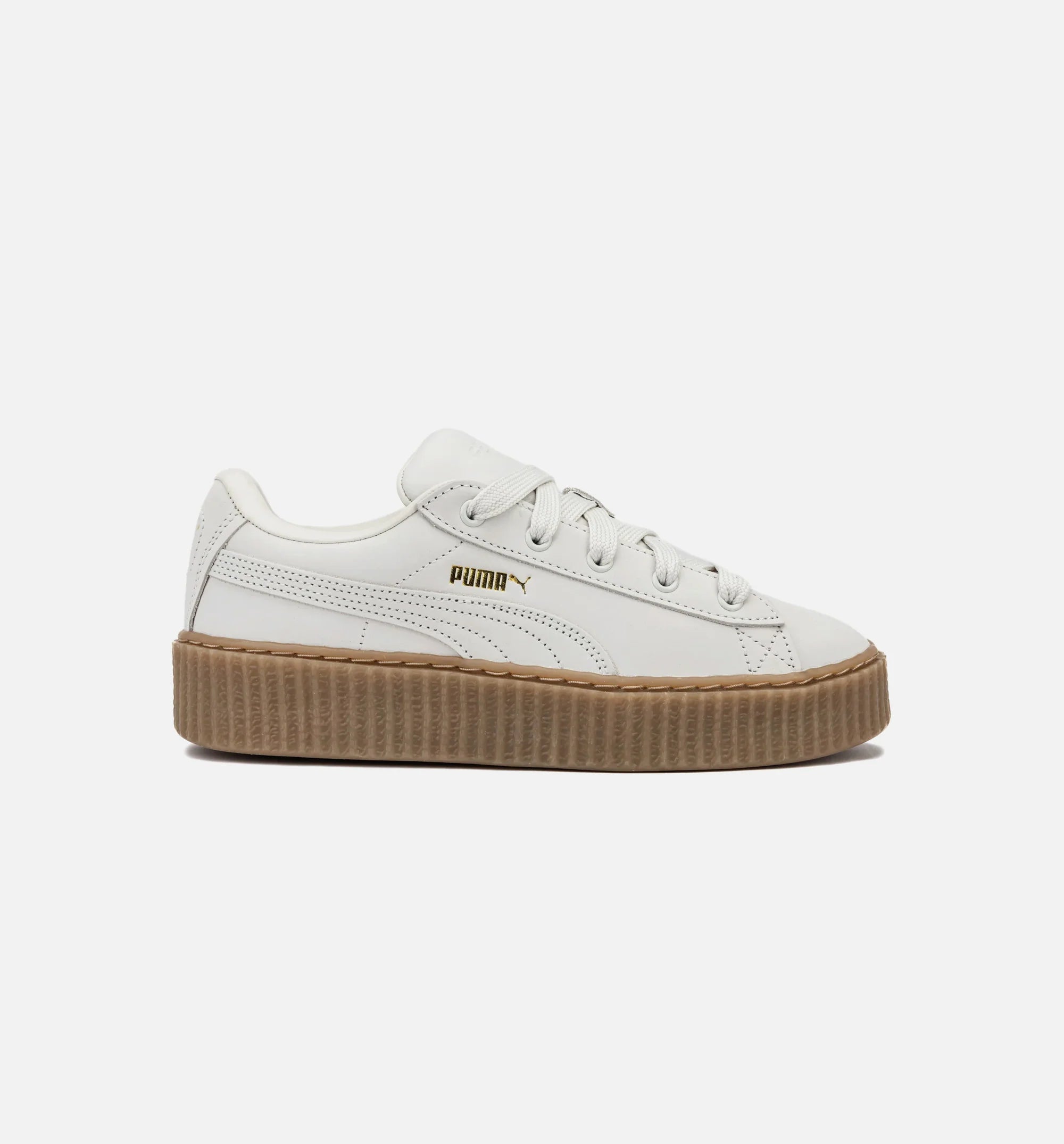 Fenty Creeper Phatty Earth Tone Womens Lifestyle Shoe Warm White Gold Gum