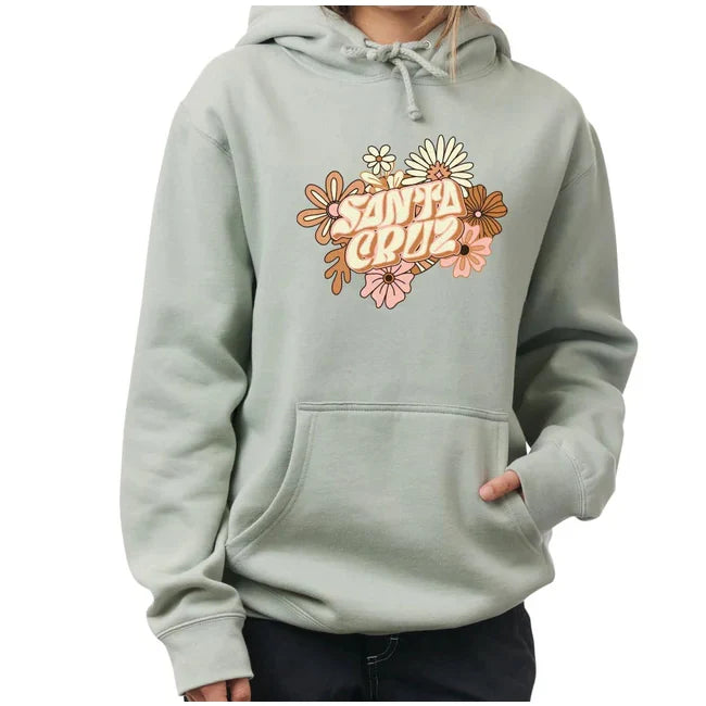 Santa Cruz Womens Vibes Hoodie Dusty Sage