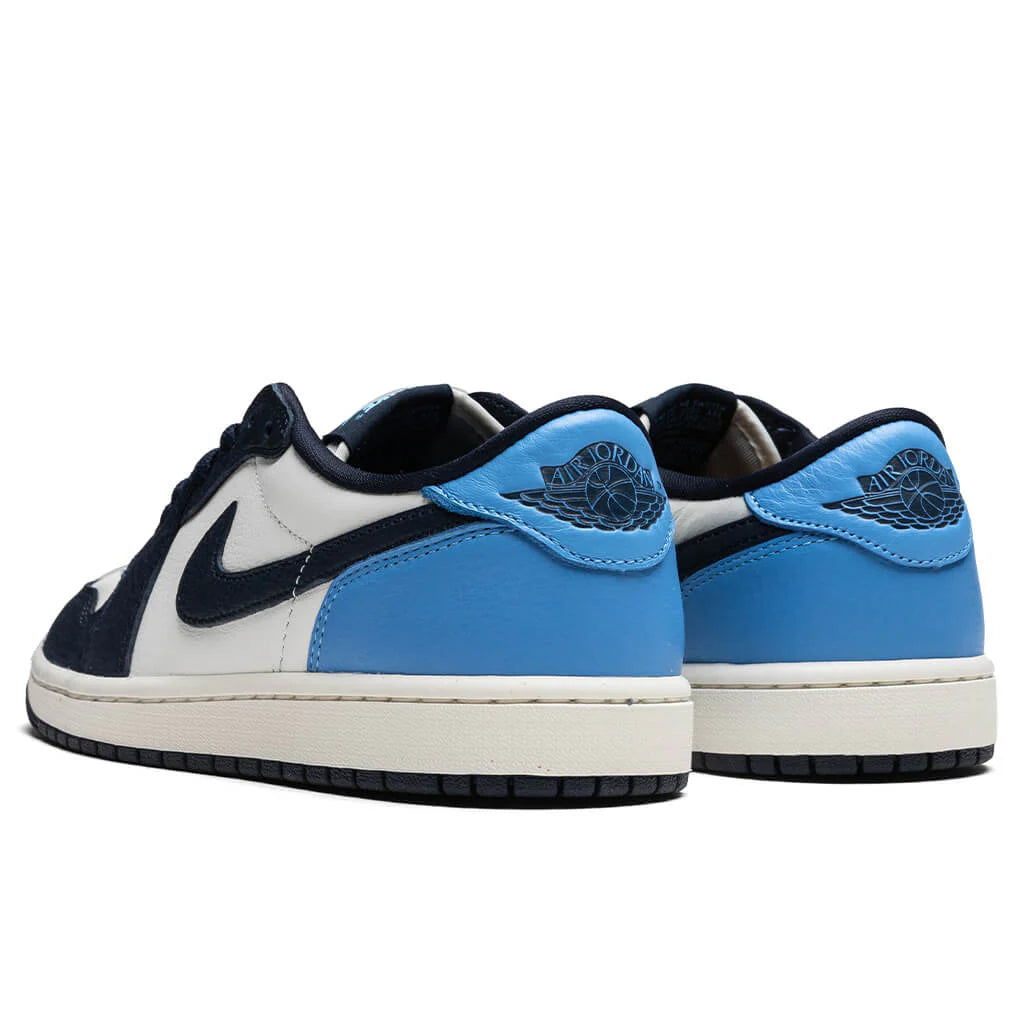 Air Jordan 1 Low OG Obsidian Obsidian University Blue Sail