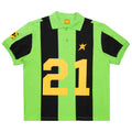 Carpet Company Striped Polo Jersey Green