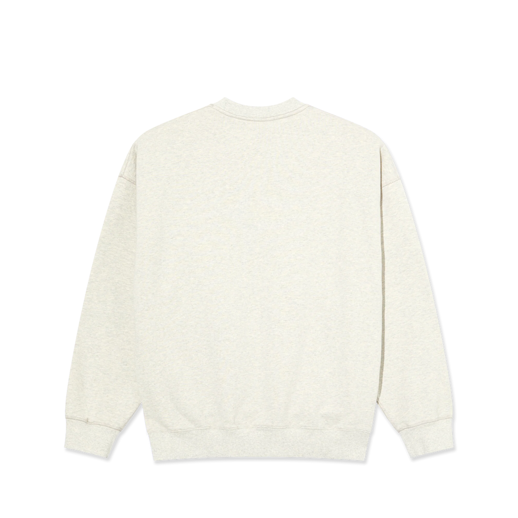 Polar Frankie Crew Neck Ivory Grey Melange