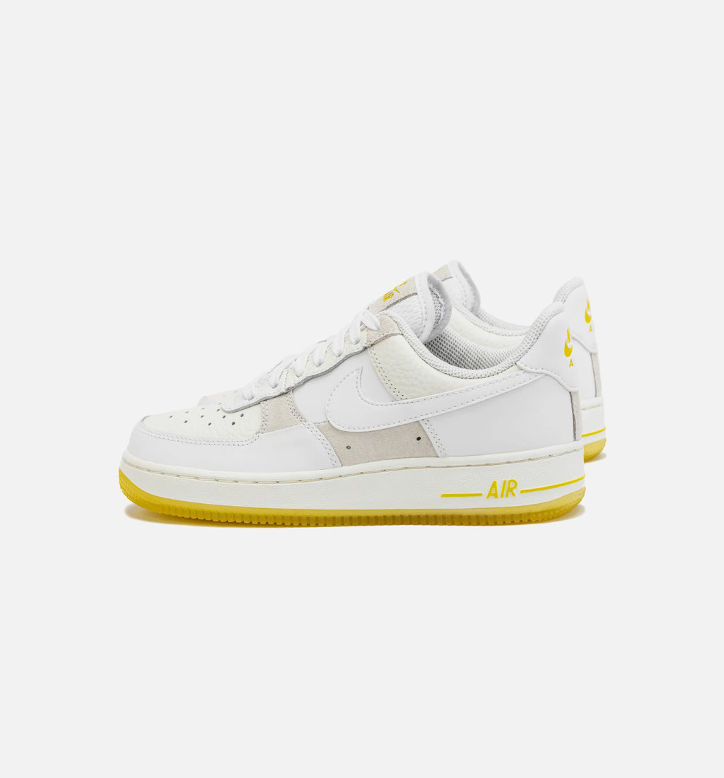 Air Force 1 Low Patchwork Womens Lifestyle Shoe Summit White Opti Yellow