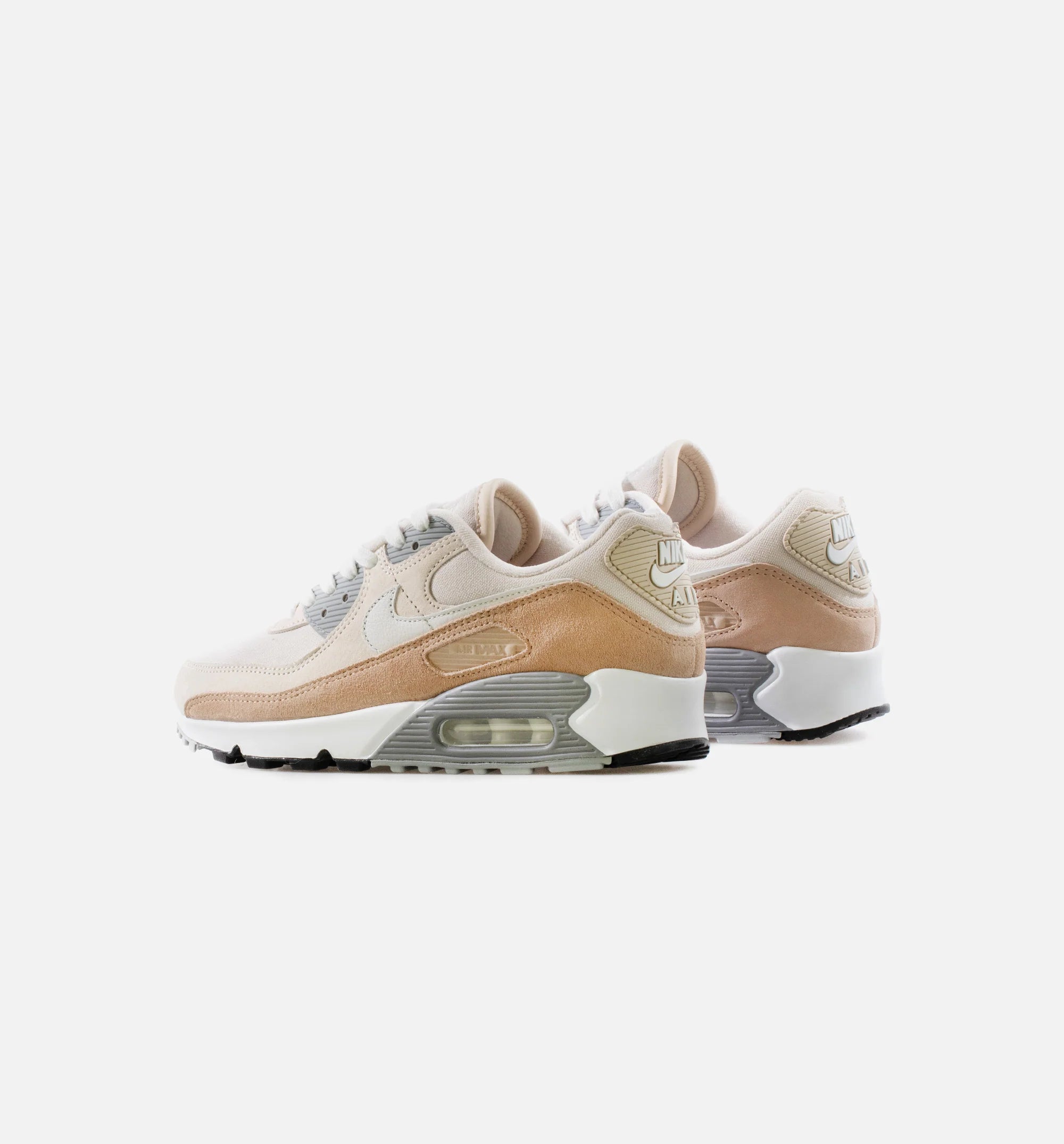 Air Max 90 PRM Mens Lifestyle Shoe White Tan Gray
