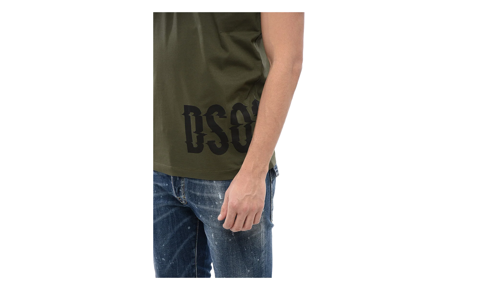 DSquare SS Tshirt "Military Green" S74GD1261S23009695