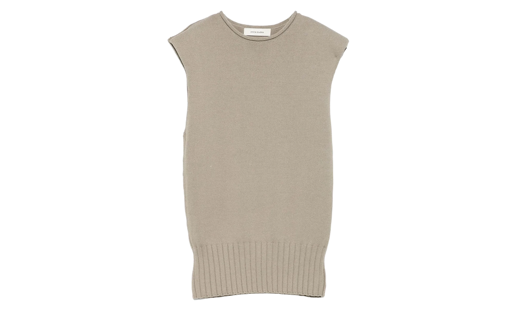 Burns Knit Vest "Middle Grey" ES2714MG