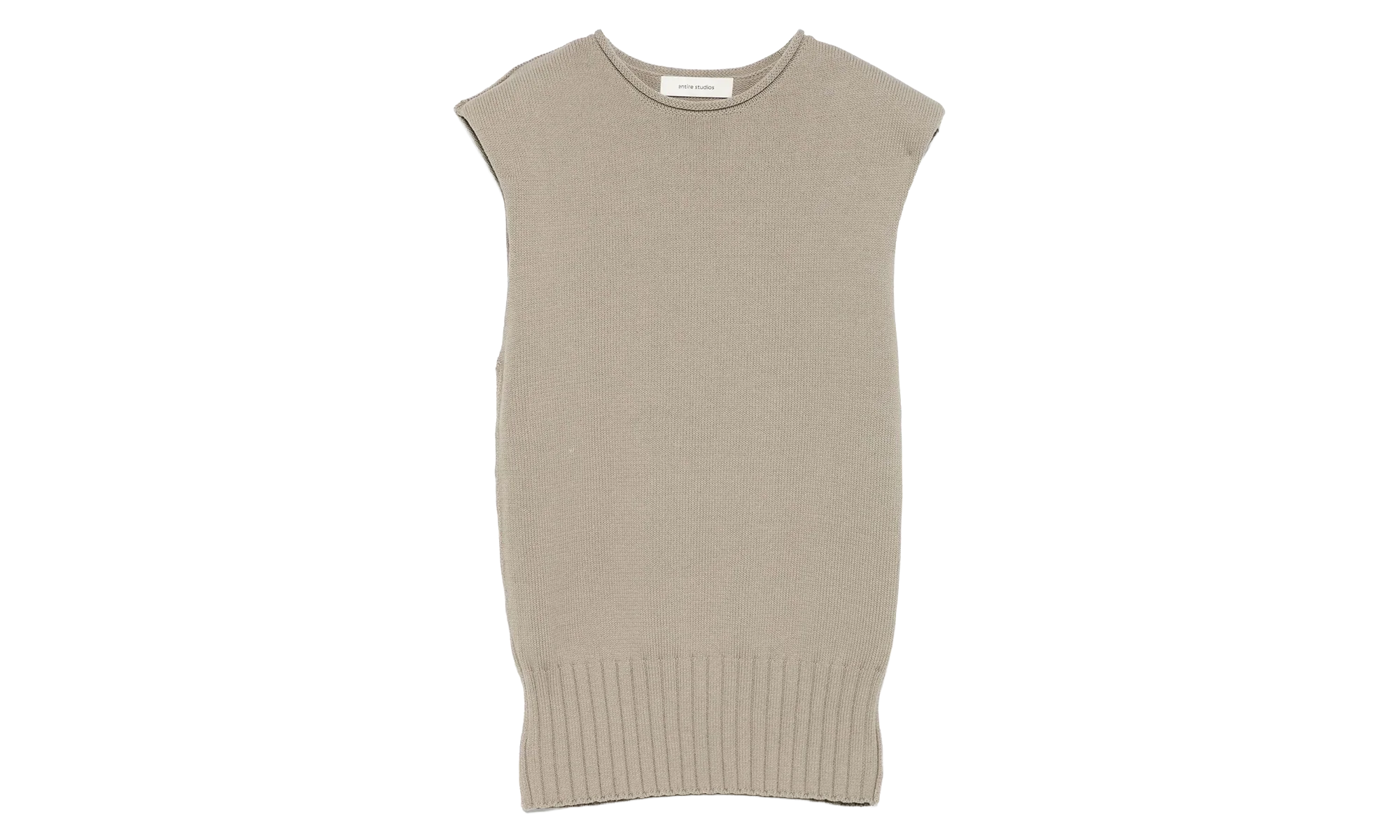 Burns Knit Vest "Middle Grey" ES2714MG