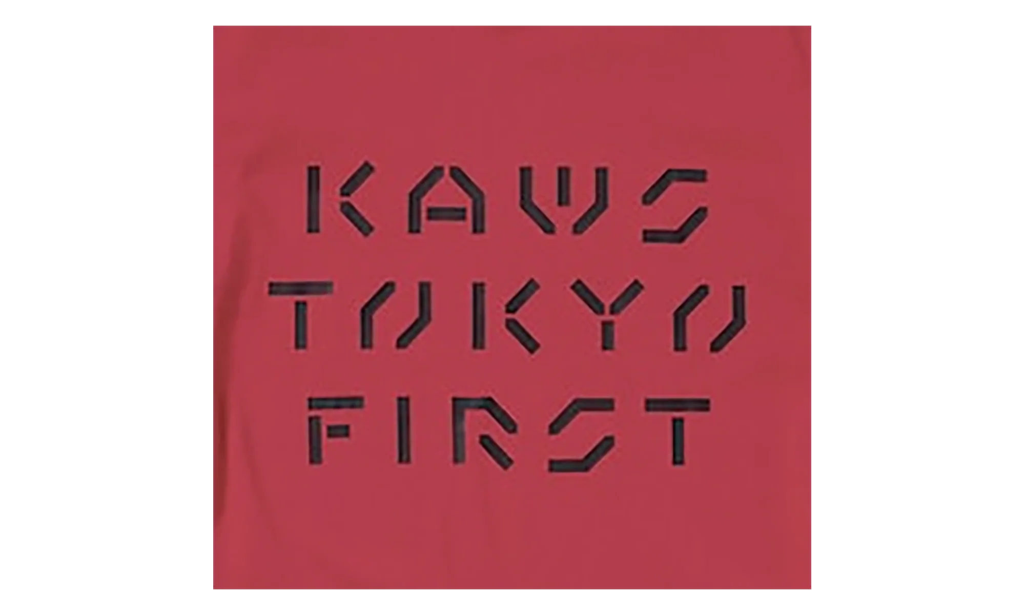 Uniqlo Tokyo First T-Shirt "Red" KAWS202462