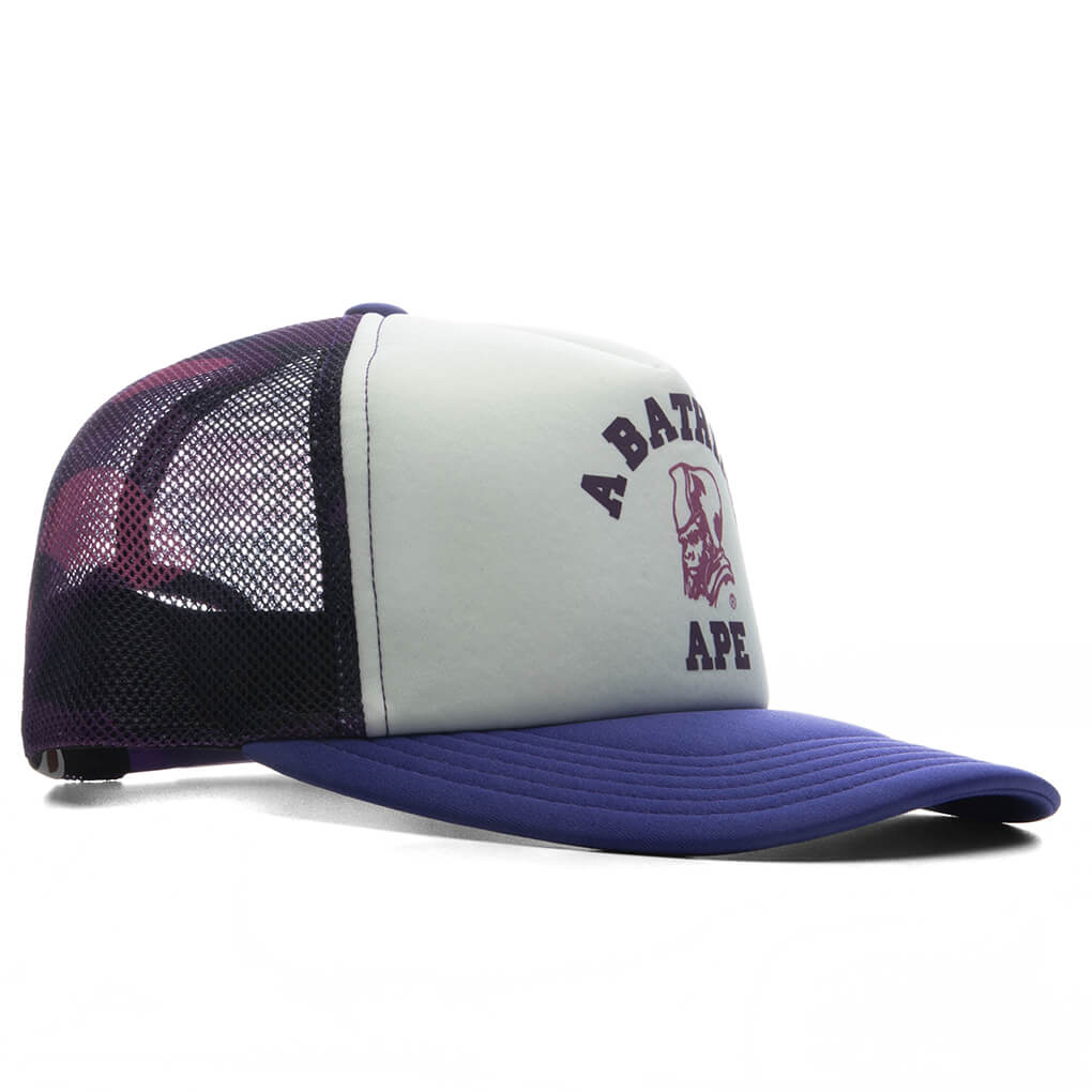 Color Camo General Mesh Cap Purple