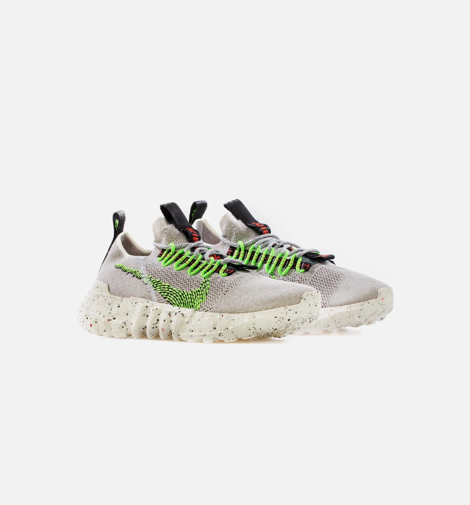Space Hippie 01 Electric Green Mens Lifestyle Shoe Vast Grey Electric Green Black White