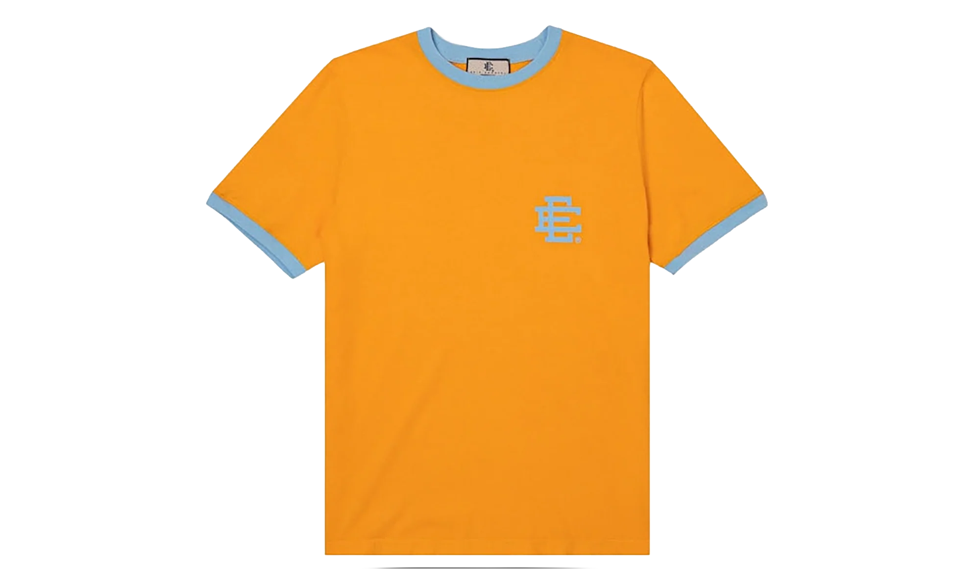 EE RINGER T-SHIRT "SS23 - Dark Yellow/Pale Blue" EE521