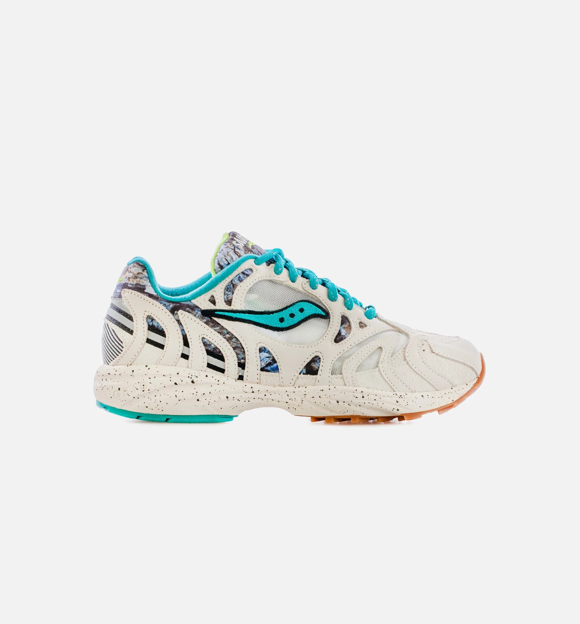 Grid Azura 2000 Creme Blue Mens Running Shoe Off White Teal