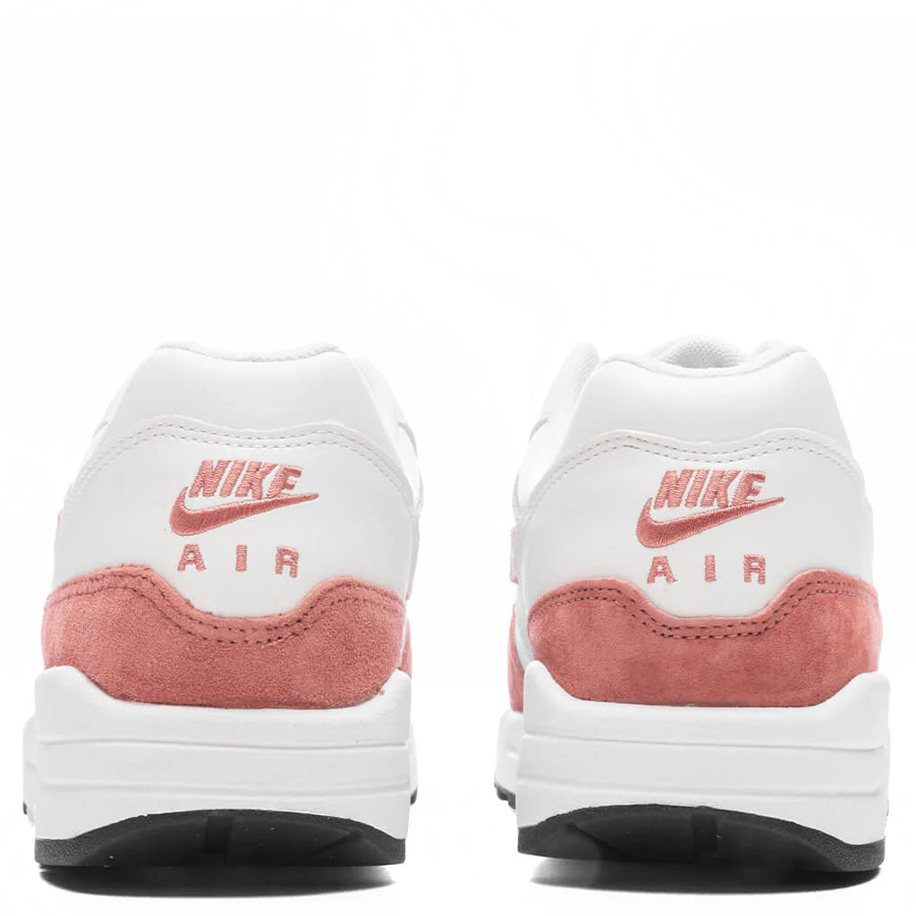Womens Air Max 1 87 White Canyon Pink Summit White Black