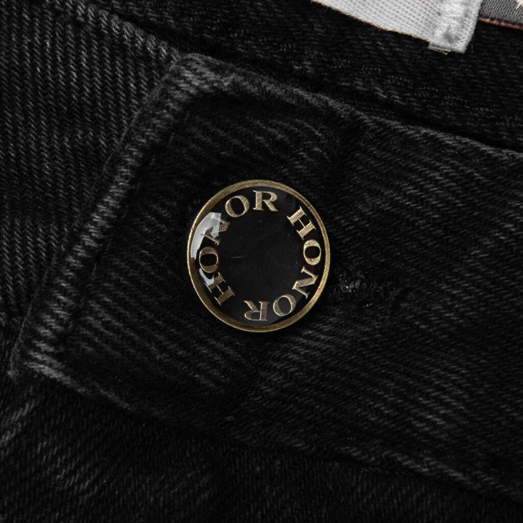 Frayed Edge 11 Denim Bermudas Black