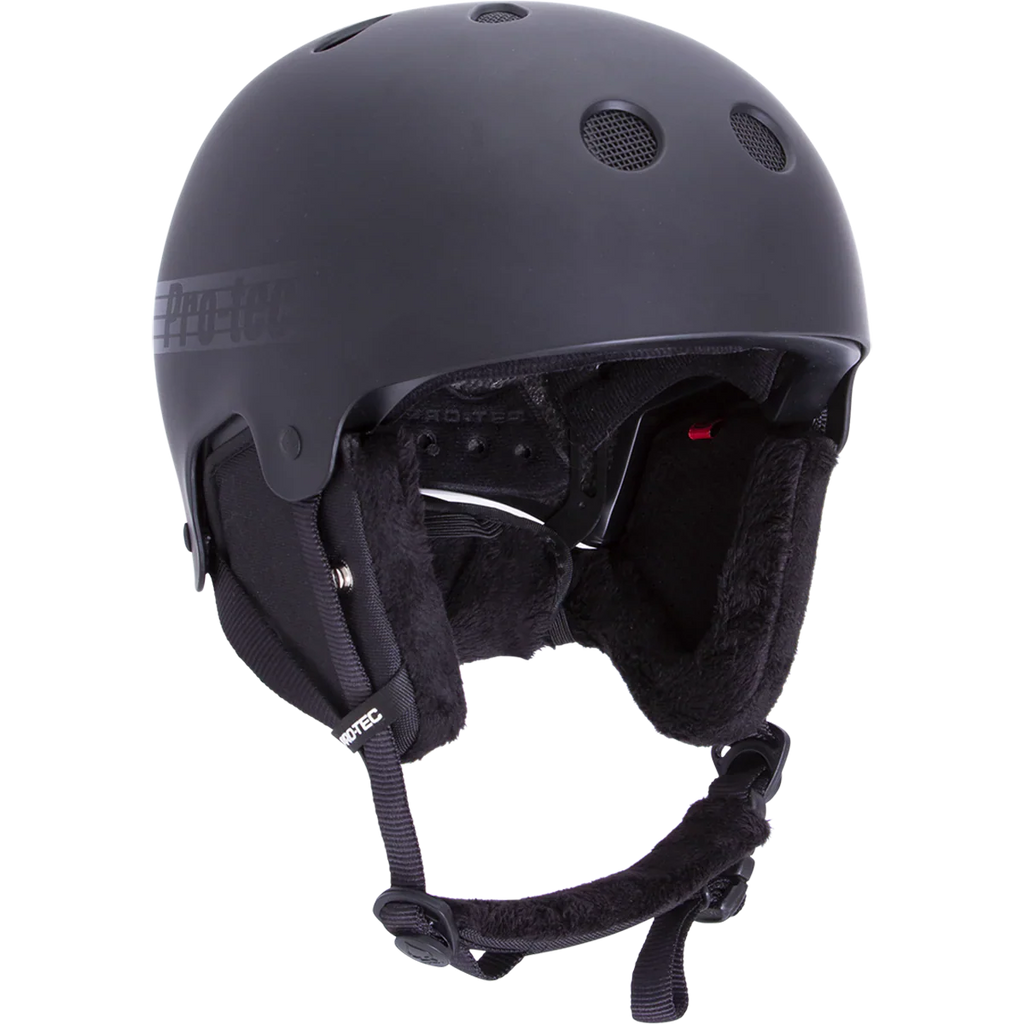 Protec Old School Snow Helmet W MIPS Stealth Black